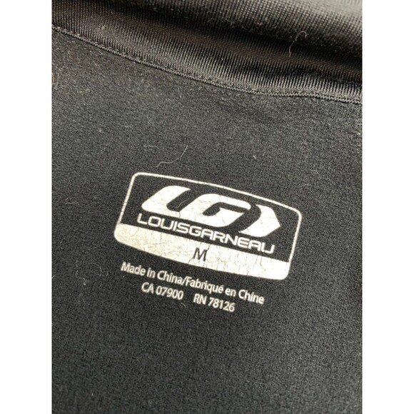Louis Garneau Cycling Jacket Mens M Fleece Lined Zip-Up Long Sleeve Rear Pockets - Picture 6 of 9
